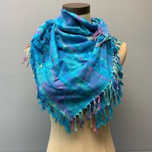 Vintage Scarf with Fringe